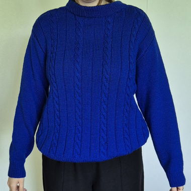 Pull tricot et torsade