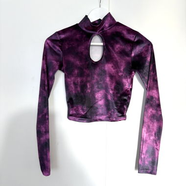 T-shirt manches longues violet