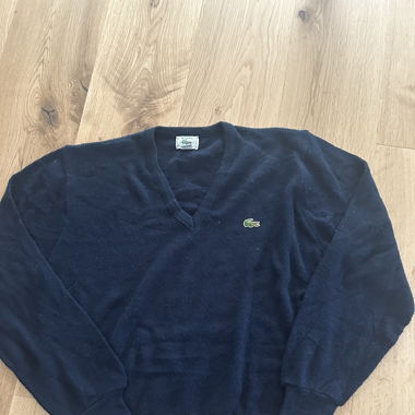 Pull Lacoste bleu foncée 