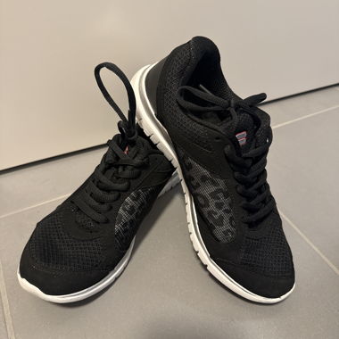 Black sports shoes