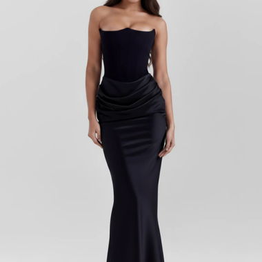 Black long dress Almond Muse