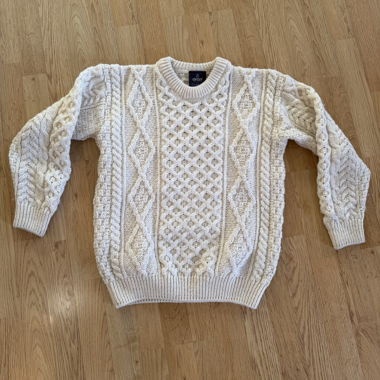 Maglione in lana Aran