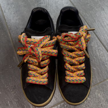 Sneakers Lanvin Curb Lite in Pelle Scamosciata