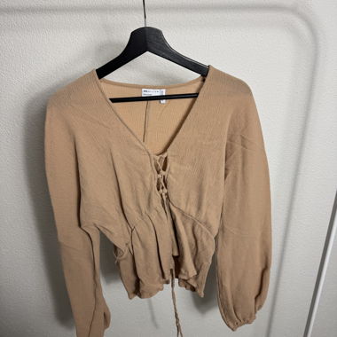 Chemisier beige ASOS Design