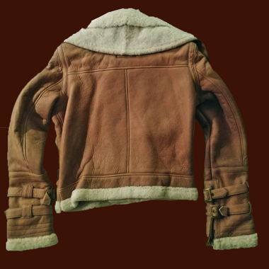 Leather Jacket with Australian Shearling Wool