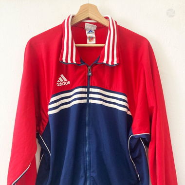 Vintage Adidas Trainingsjacke Grösse L 42/44