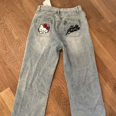 Cute y2k hello kitty baggy jeans