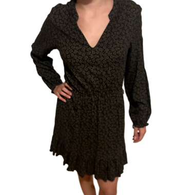 Robe à motifs avec motif floral