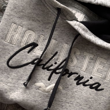 Felpa con cappuccio Hollister 