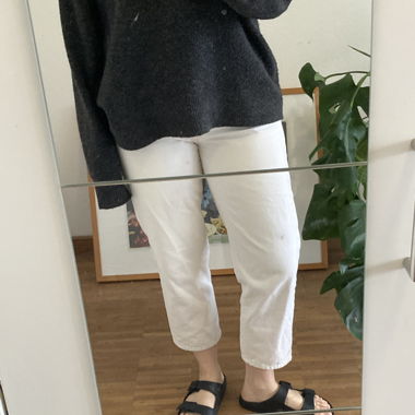 Uniqlo White Jeans