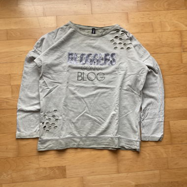 Longsleeve « Blogger » gris