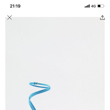 Zara High Heels blau/glitzer