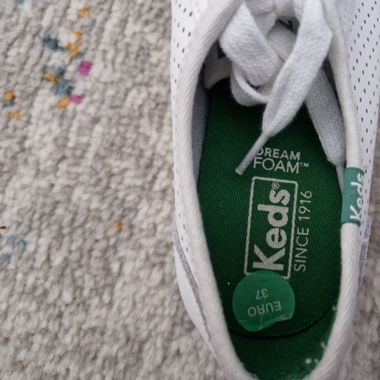 Weisse Keds Sneakers Leder