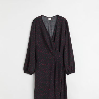 Wickelkleid mit Herzen