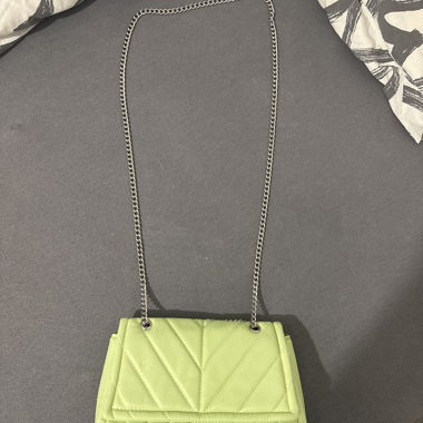 Fluorescent Green Crossbody Bag