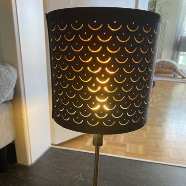 Ständerlampe 22 cm mit Schirm