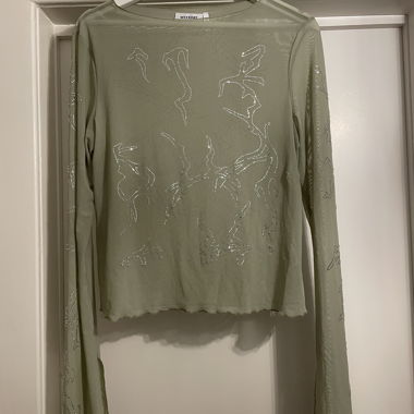 T-shirt glitter Weekdays