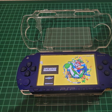 Blue PSP with Games installed 