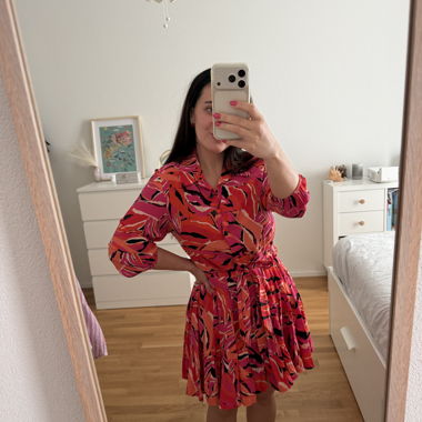 Zara Printed Shirt Dress