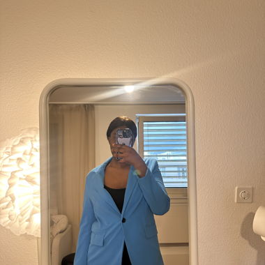Blazer bleu turquoise 