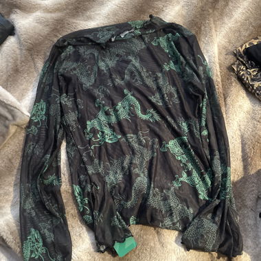 Green Dragon Black Top