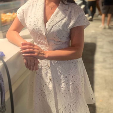 Robe blanche Zara