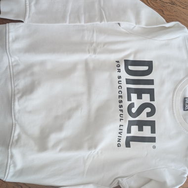 Felpa Diesel bianca