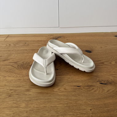 White Flip-Flop Sandals