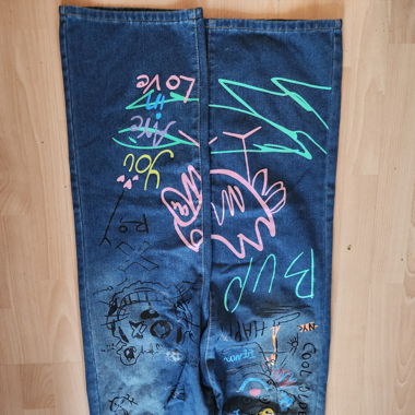 Coole neue Baggy -Jeans