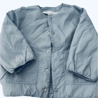 Giacca leggera imbottita azzurra bambini