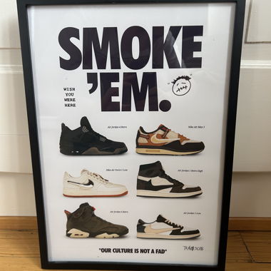 Framed Travis Scott Poster
