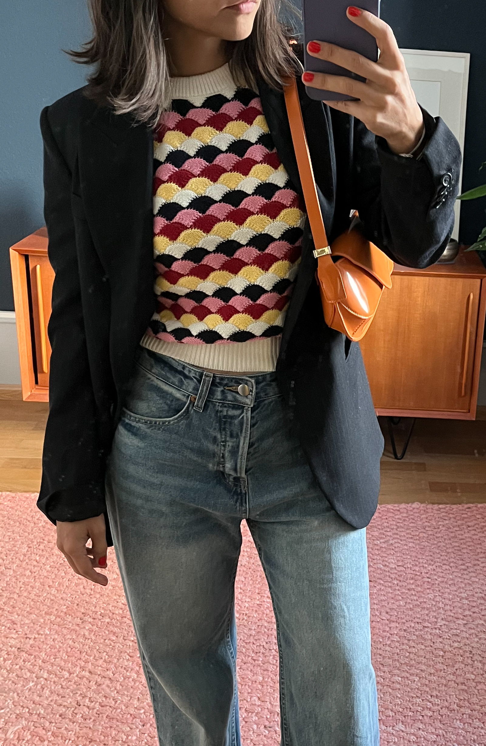 Kurzarm Pullover