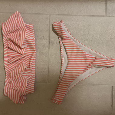 Striped Bikini Set