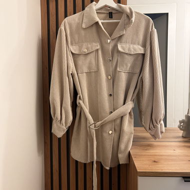 Beige long top
