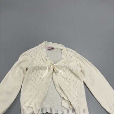 white cardigan