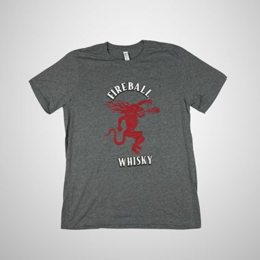 Canvas Fireball Whiskey T-Shirt