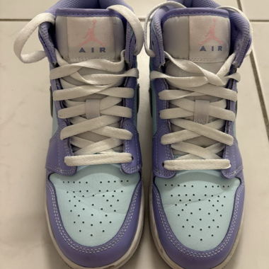 Nike Air Jordan Mid Sneaker, Purple Aqua, Gr. 36.5