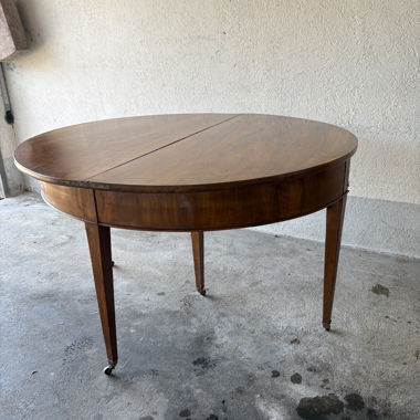 Table vintage à abattant