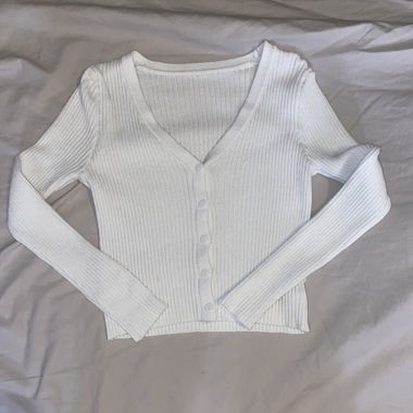 white cardigans
