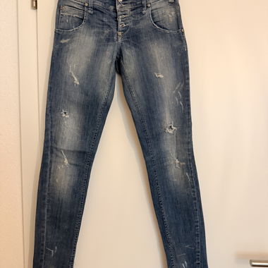 Washed Slim Jeans XS