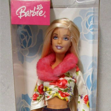 2003 Barbie Really Rosy in Stiefel Rose fürs Haar