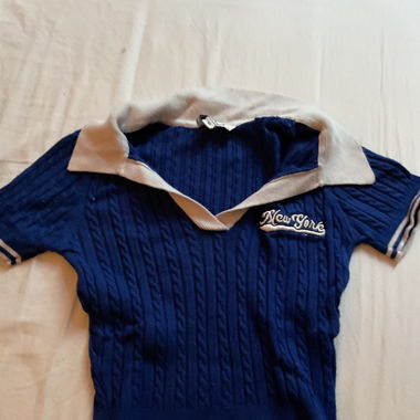 Top bleu