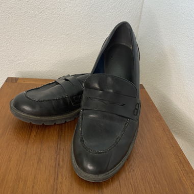 Mocassins en Cuir Noir