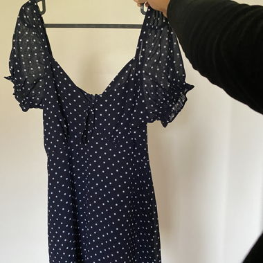 Robe de jour à pois