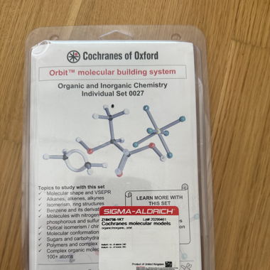 Modèle moléculaire Chimie 