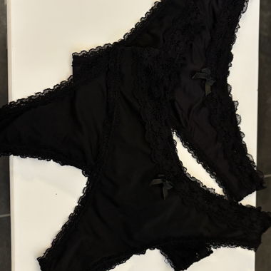 Slip in pizzo neri