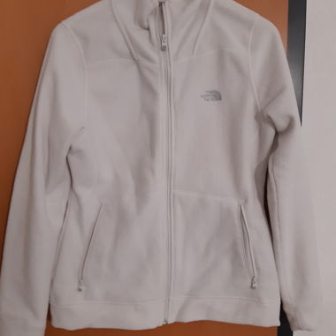 The North Face weisse Fleecejacke