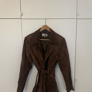 Vintage mocca suede jacket