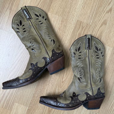 Bottes de cowboy vintage Tony Mora, taille 37