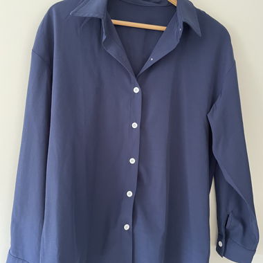 Chemisier bleu foncé